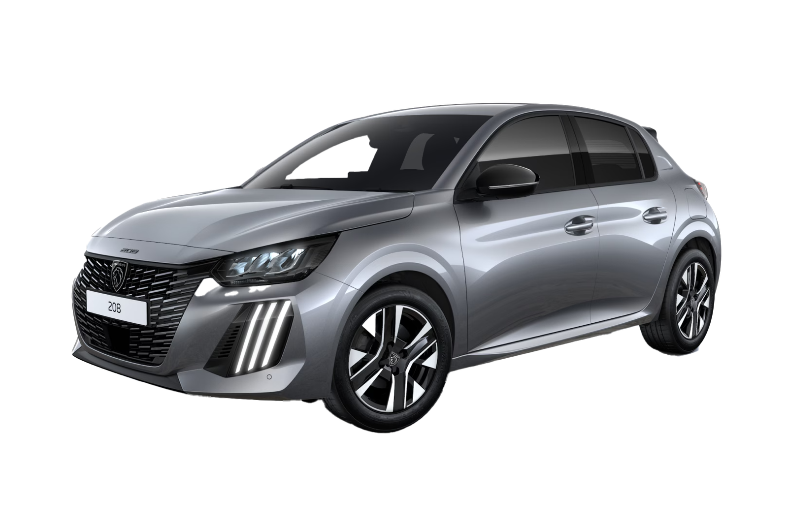 Peugeot 208 2026 gris clair